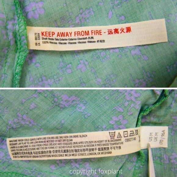 NEW Intimately Free People‎ Caught Up Printed Slip Dress, Green, M - Picture 10 of 15